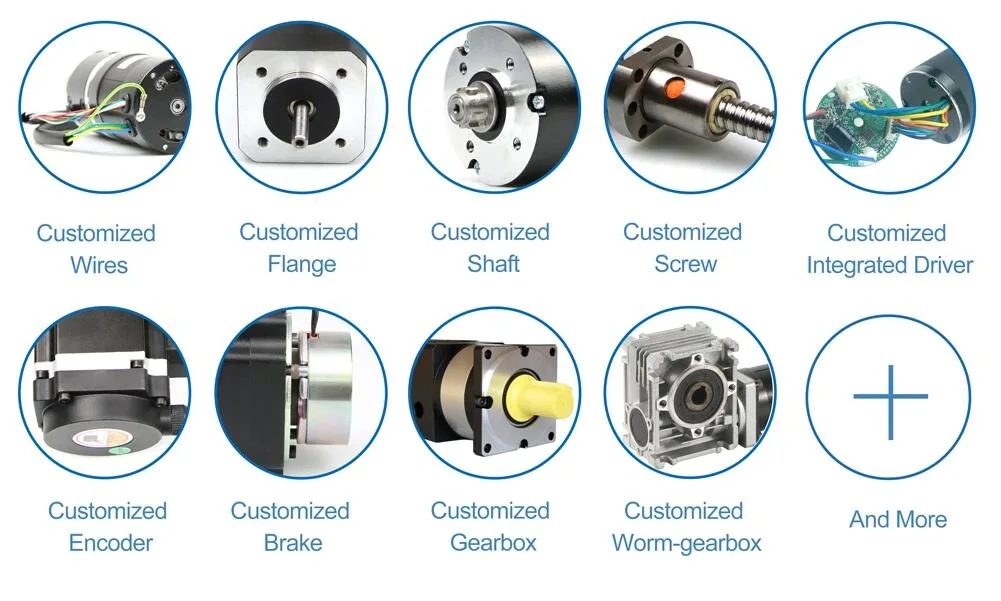 High Efficiency Electric Servo Hybrid Stepper Motor with Absolute Multiturn Encoder - NEMA 3.4