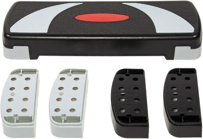 Attrezzatura per il fitness Stepper 3 livelli regolabile Step aerobico Piattaforma per palestra Tavola per esercizi Stepper aerobico